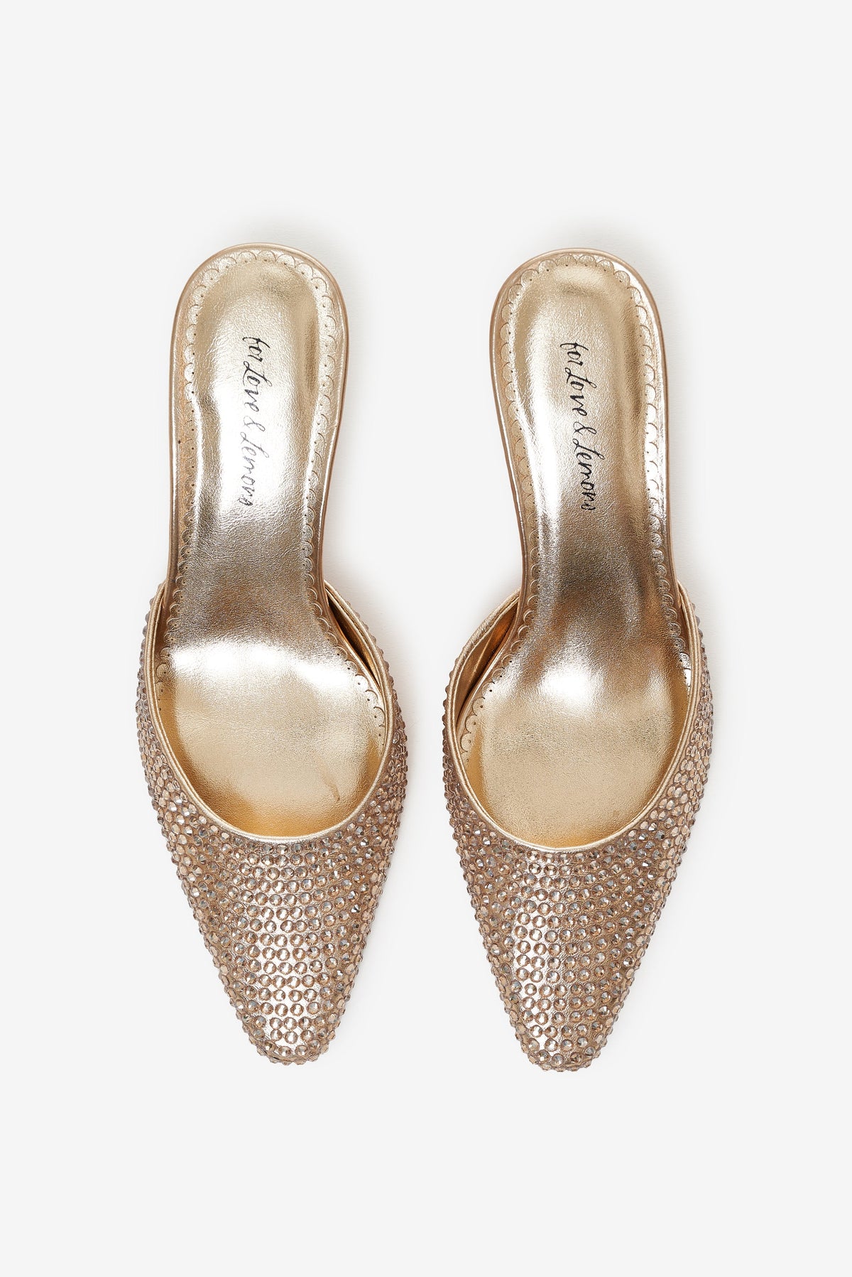 Cleo Mule Heel - Gold