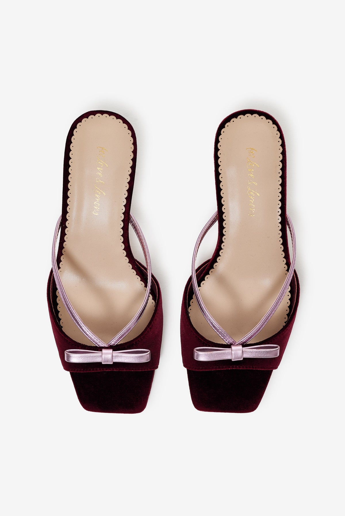 Grace Mule Heel - Burgundy
