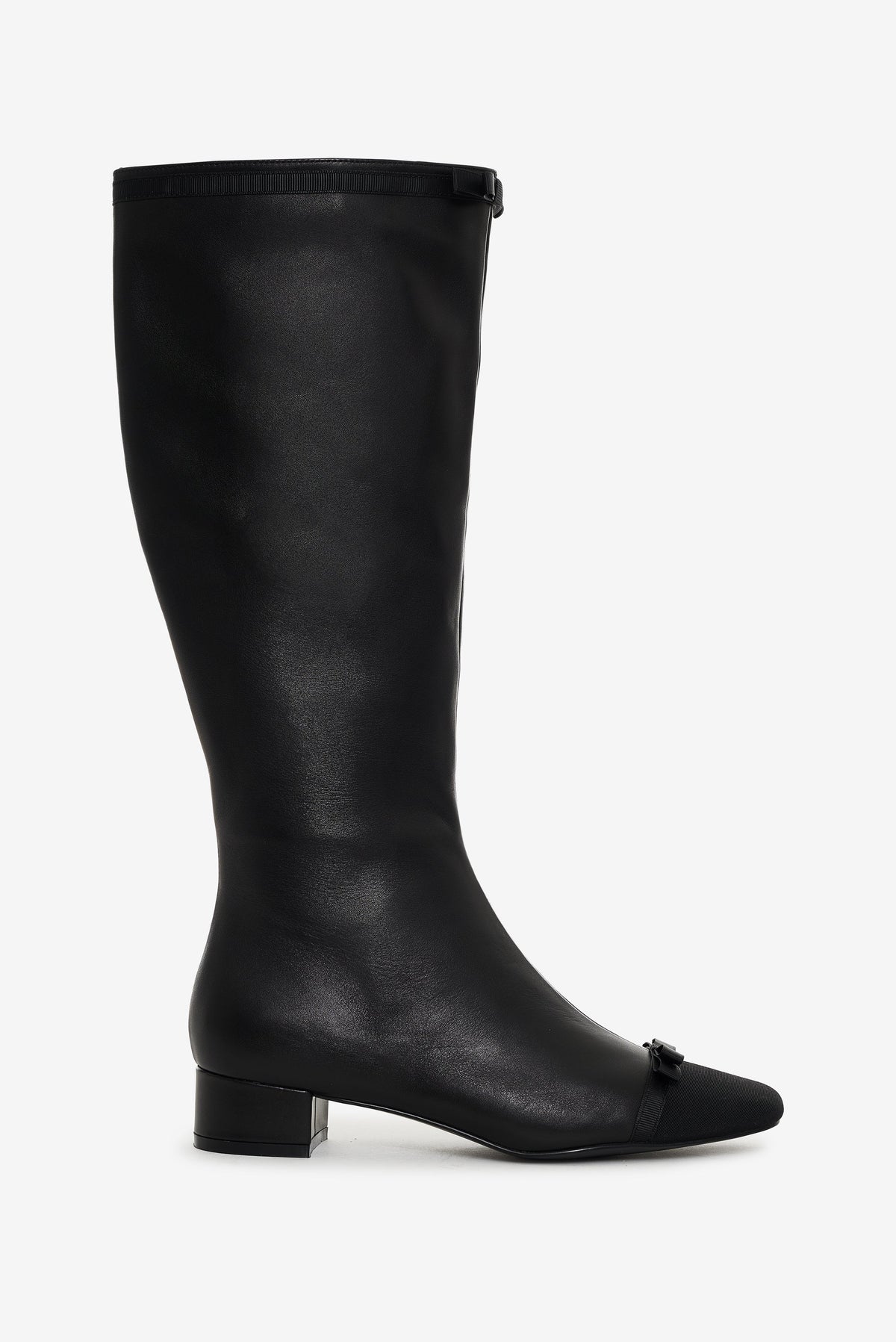 Claudine Cap Toe Boot - Black