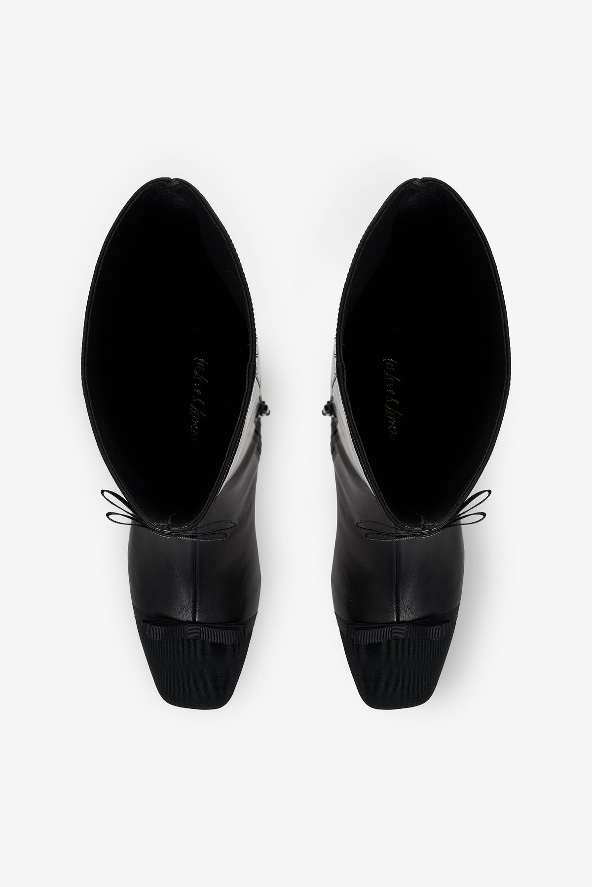 Claudine Cap Toe Boot - Black