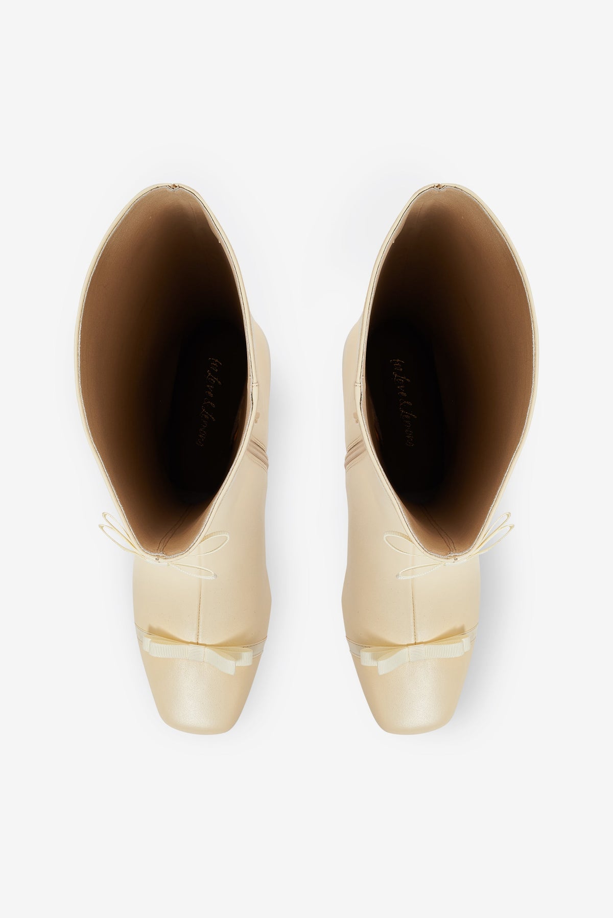 Claudine Cap Toe Boot - Cream