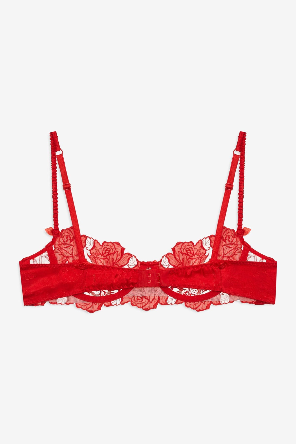 Love is a Rose Underwire Bra - Red