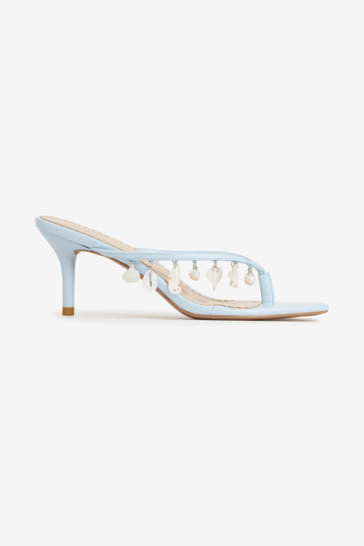 Sailor Charm Thong Heel - Blue