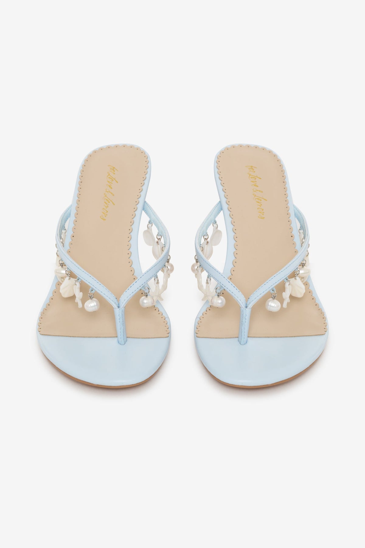 Sailor Charm Thong Heel - Blue