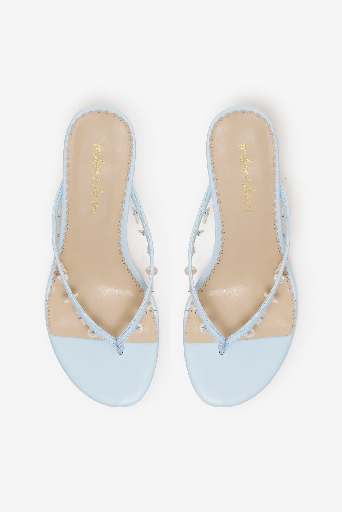 Sailor Charm Thong Heel - Blue