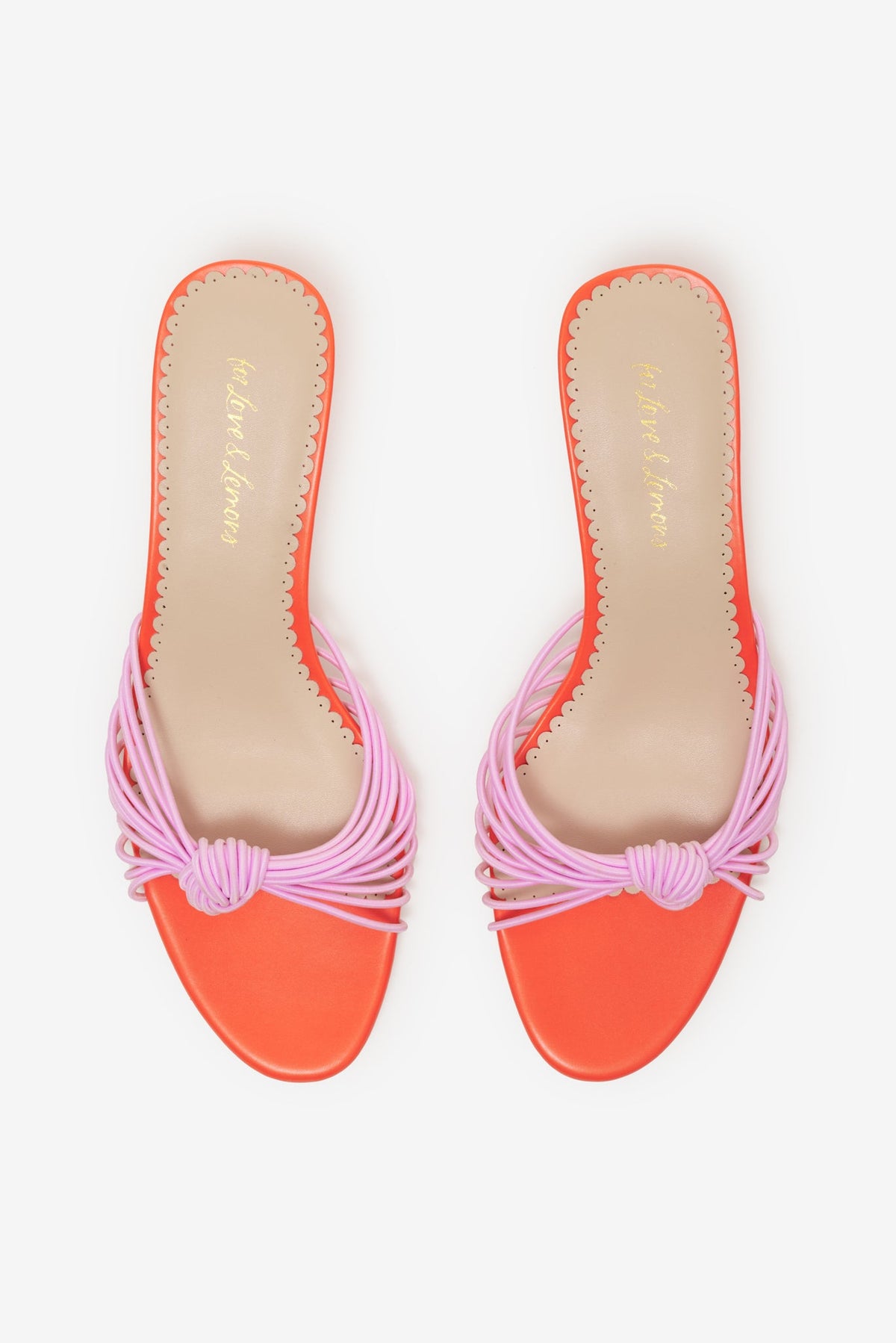 Cleo Strappy Heel - Orange