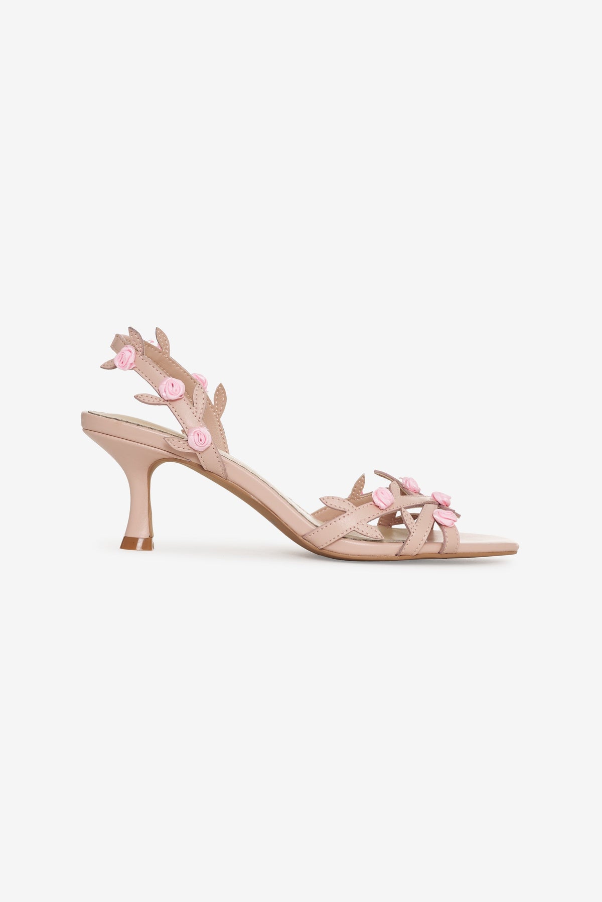 Rosalie Vine Slingback Heel - Nude