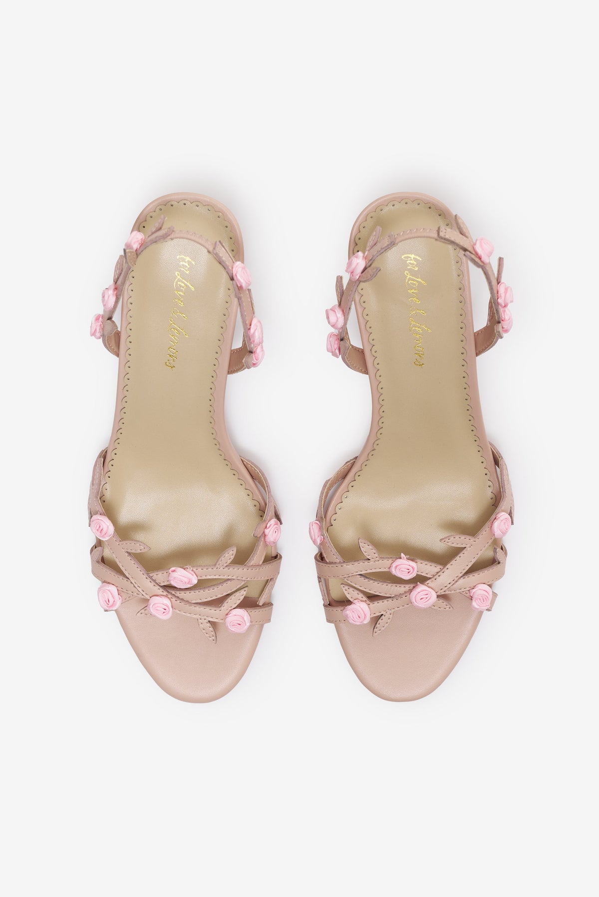 Rosalie Vine Slingback Heel - Nude