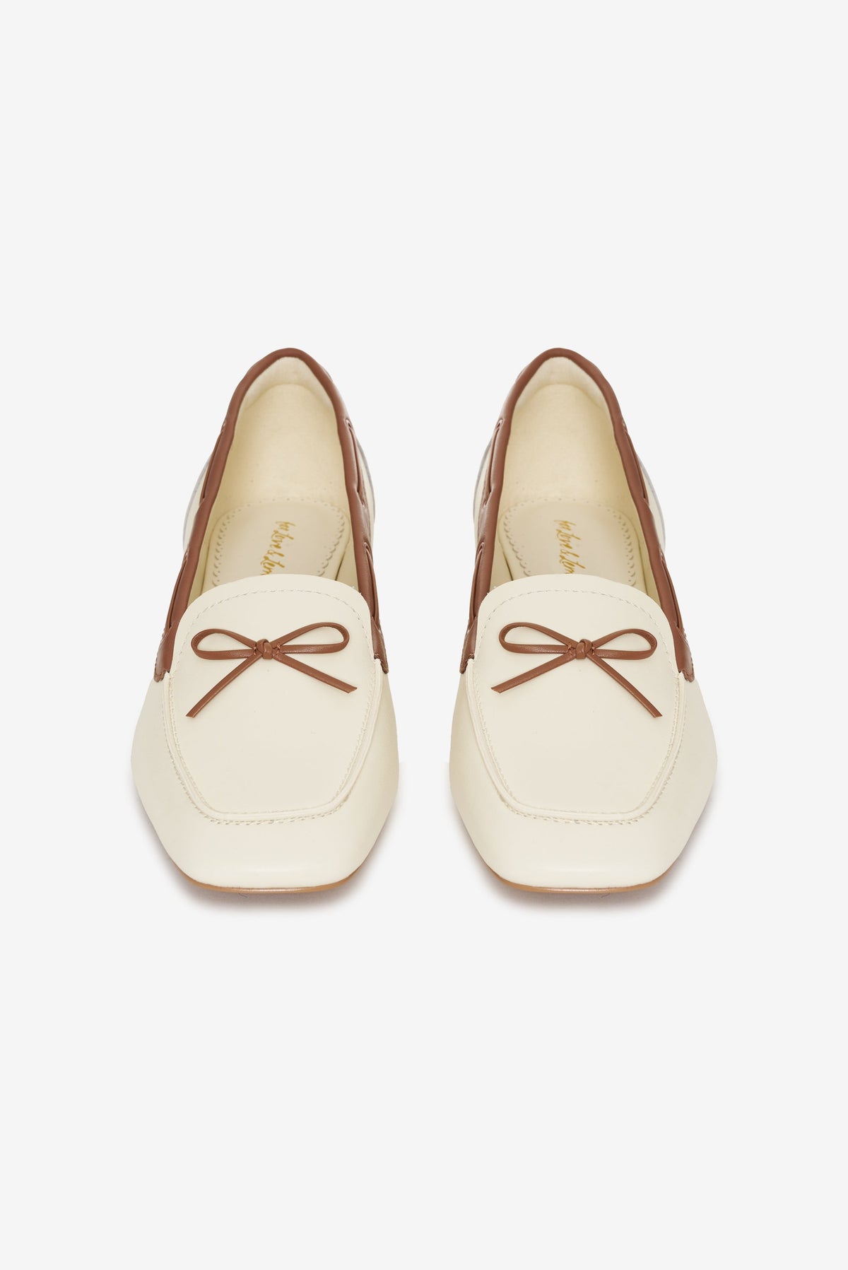 Sutton Heeled Boat Shoe - Cream