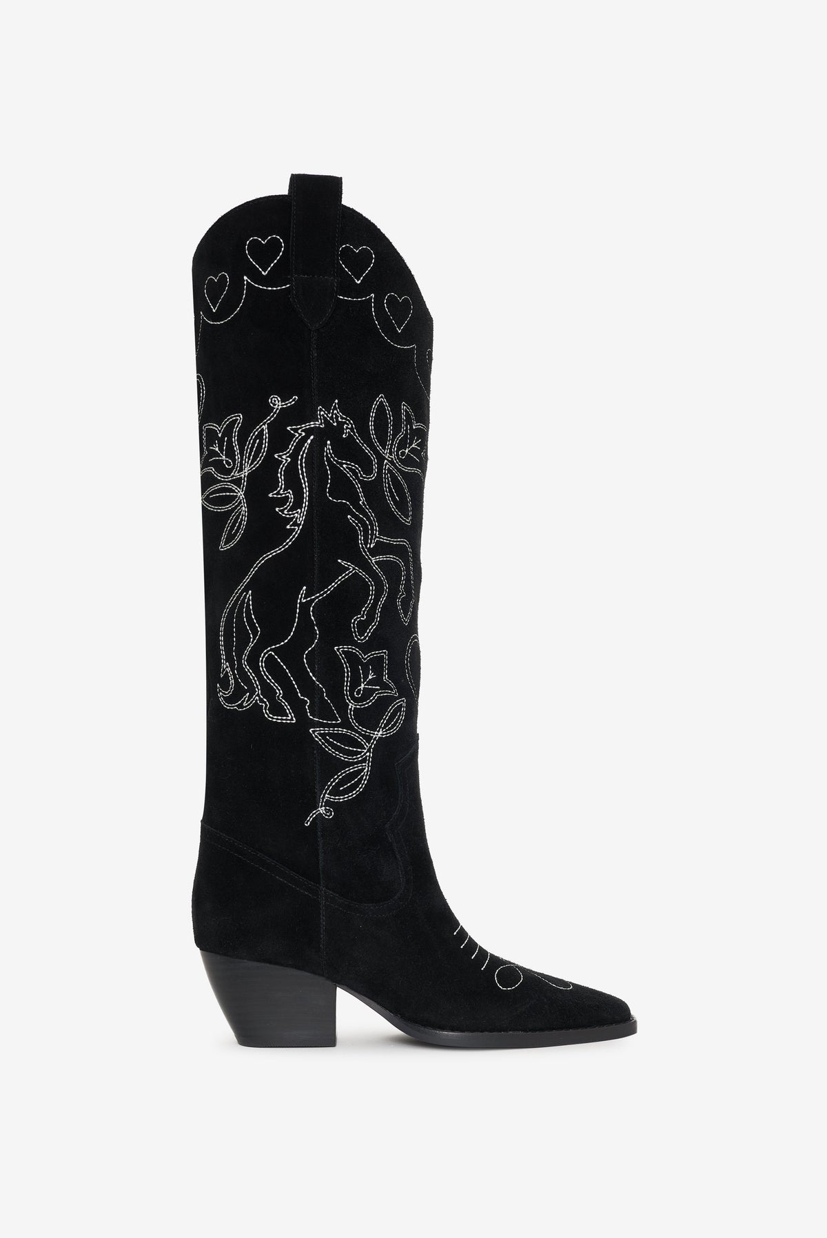 Willa Cowboy Boot - Black