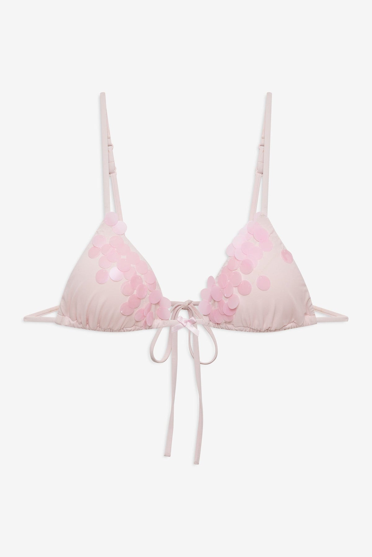 Louise Bikini Top - Pink