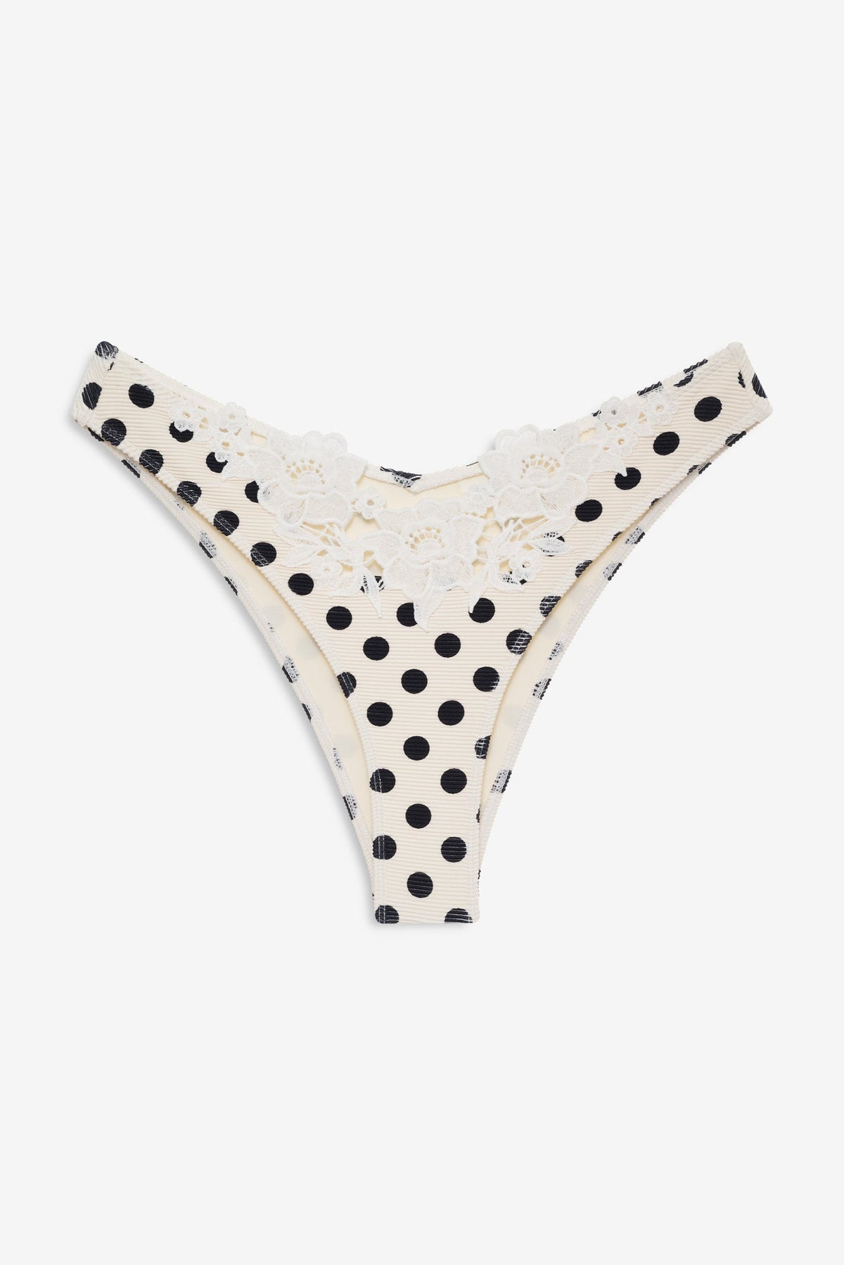 Lelani Bikini Bottom - Cream Black