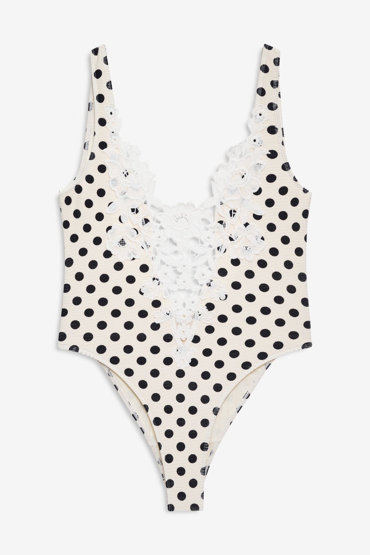 Lelani One Piece Swimsuit - Cream Black