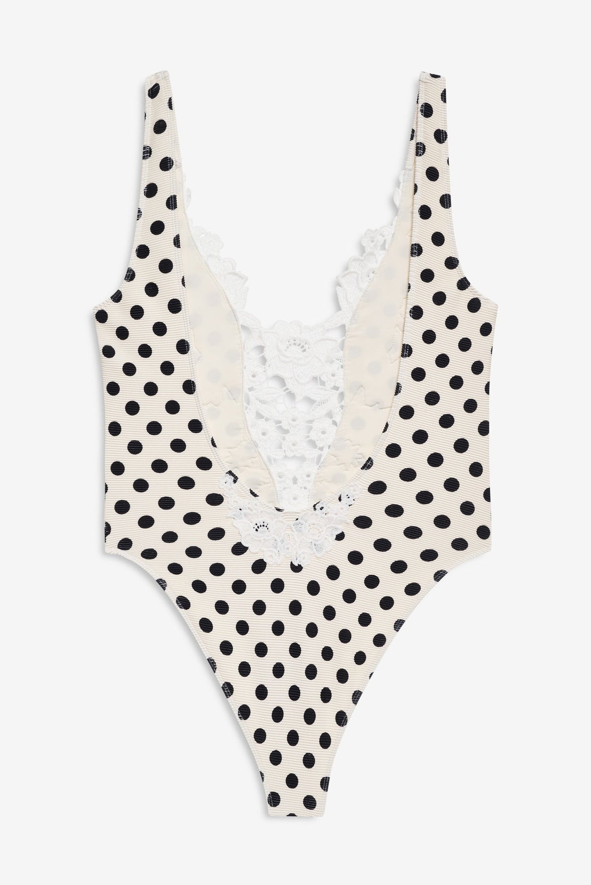 Lelani One Piece Swimsuit - Cream Black