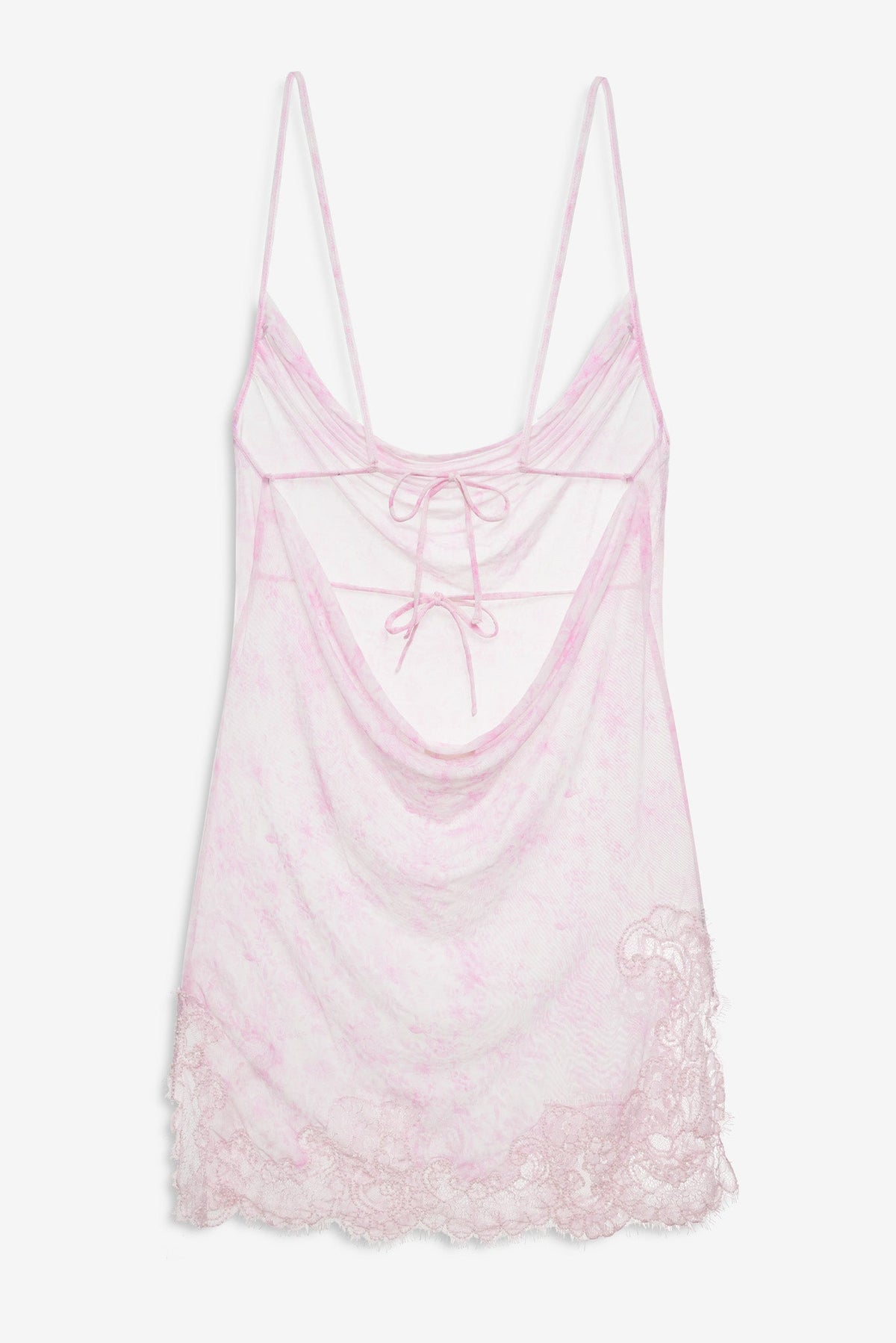 Louise Cover Up Mini Dress - Pink