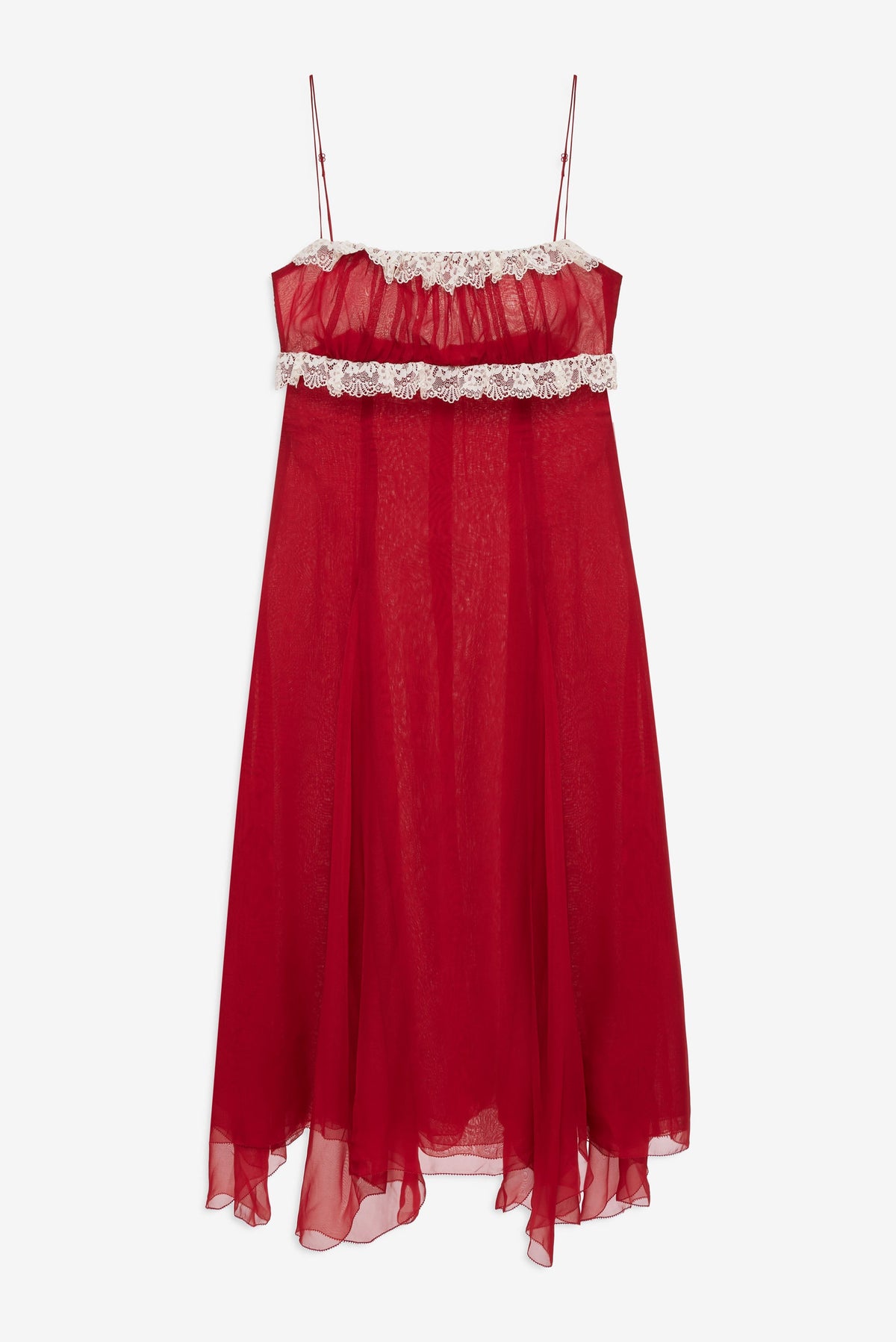 Charlotte Midi Dress - Red