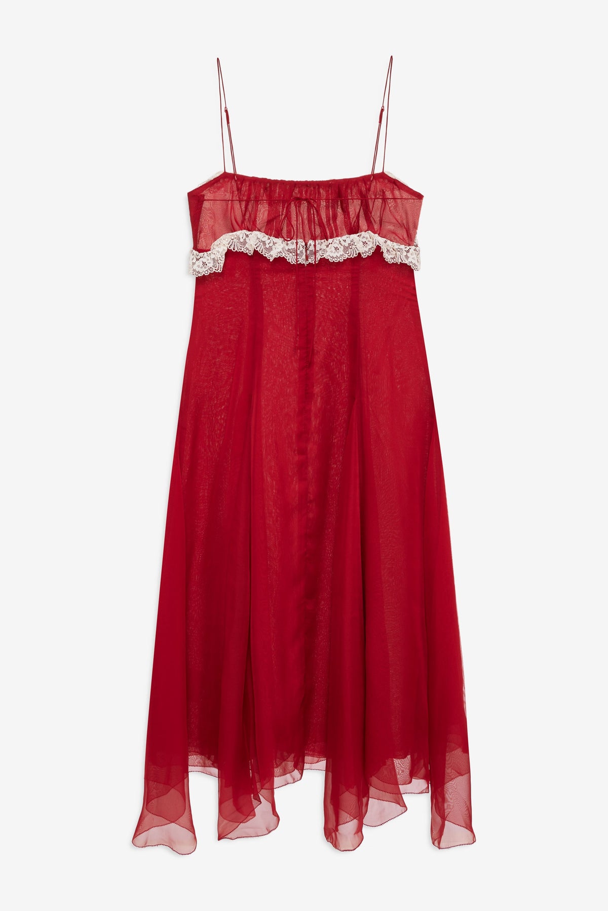 Charlotte Midi Dress - Red