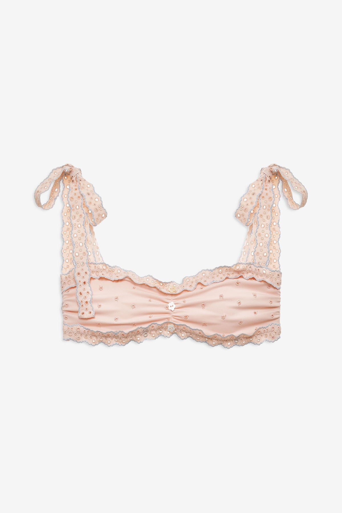 Alison Bandeau Bikini Top - Peach