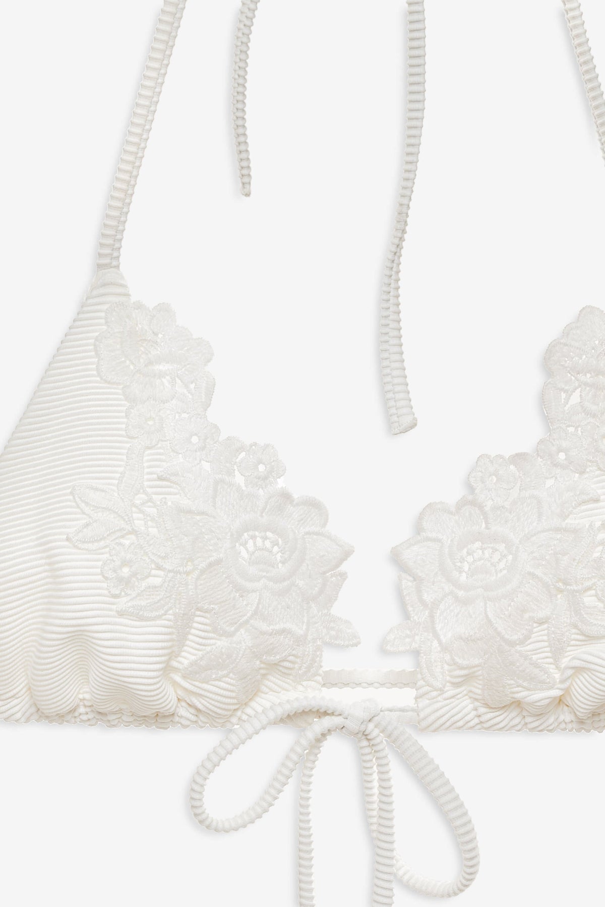 Lelani Bikini Top - White
