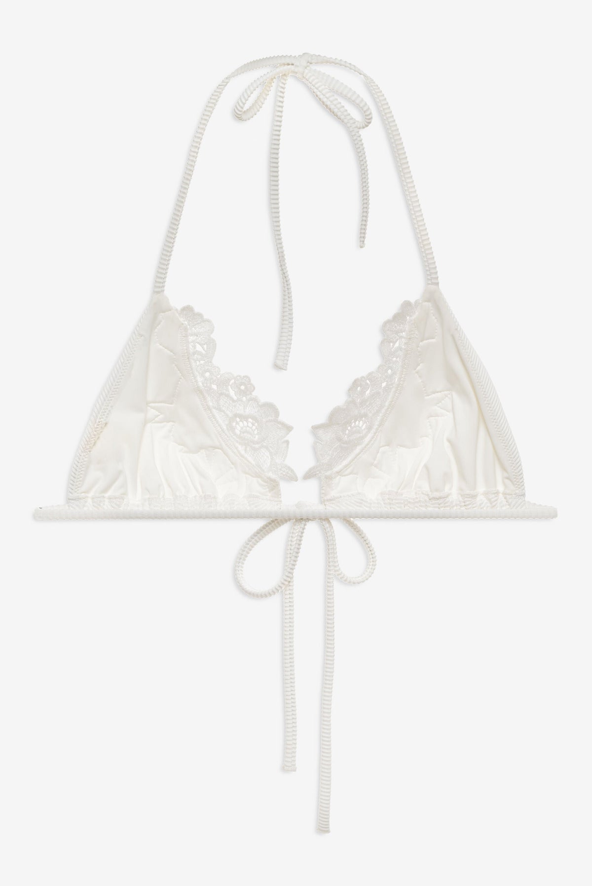 Lelani Bikini Top - White
