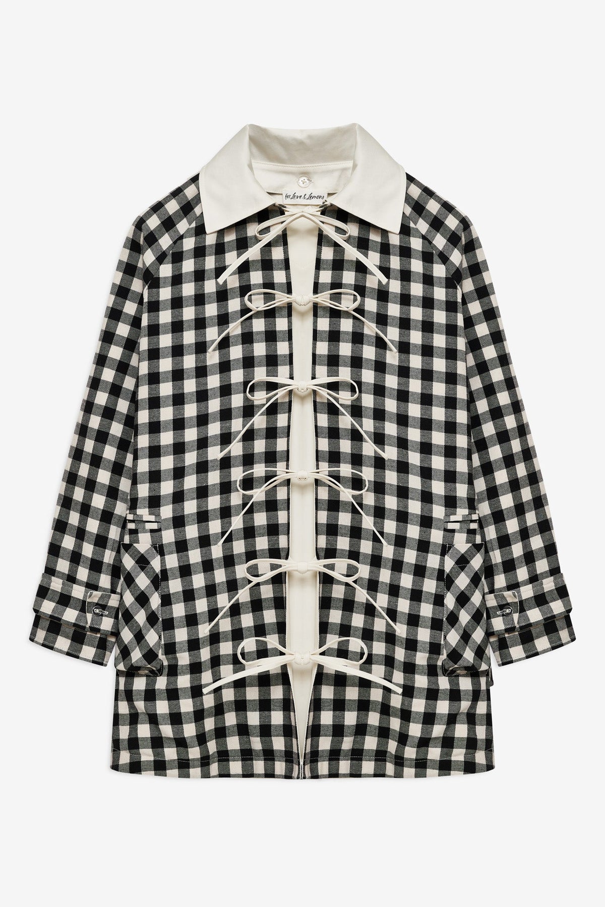 Tiana Reversible Trench Coat - Cream