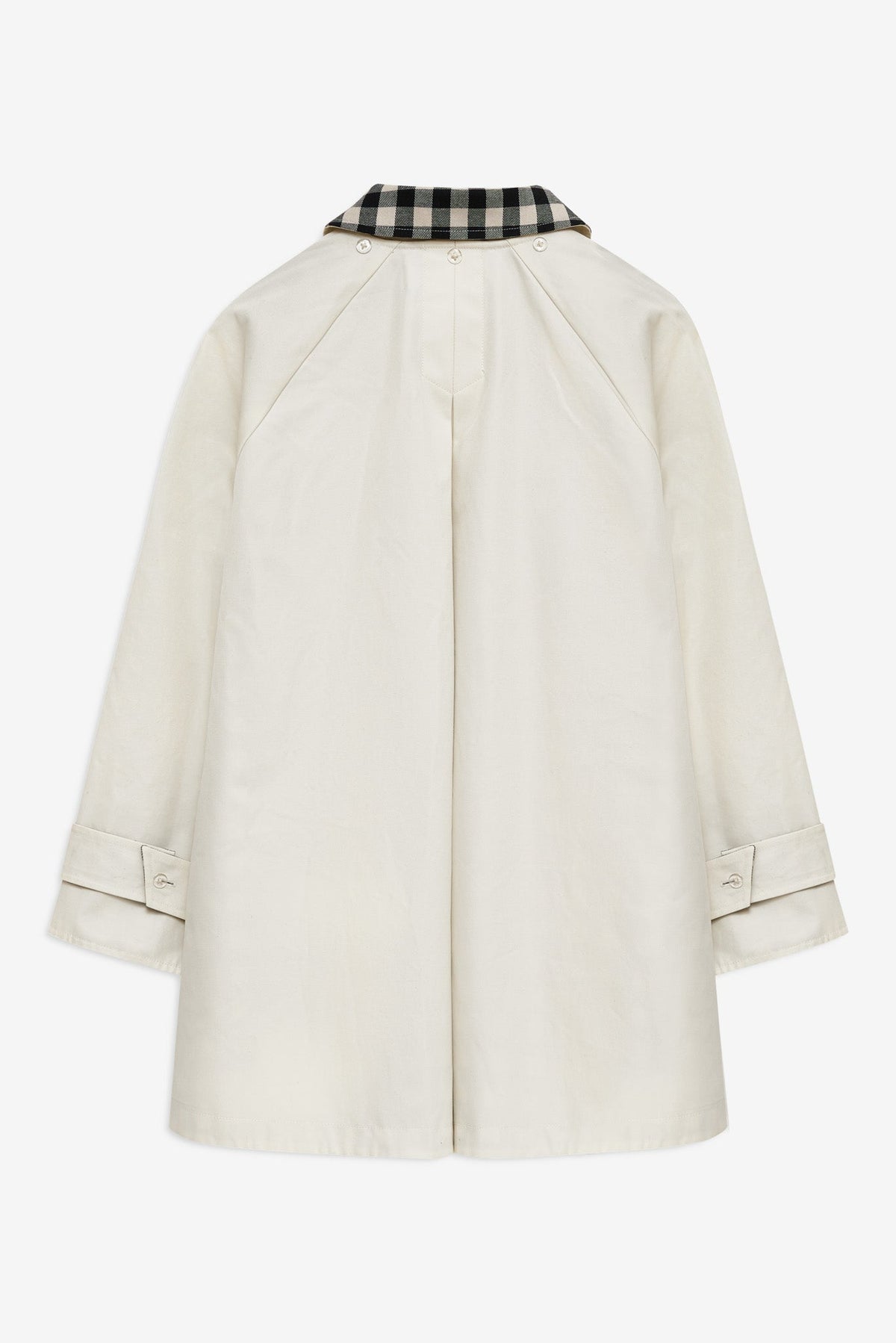 Tiana Reversible Trench Coat - Cream