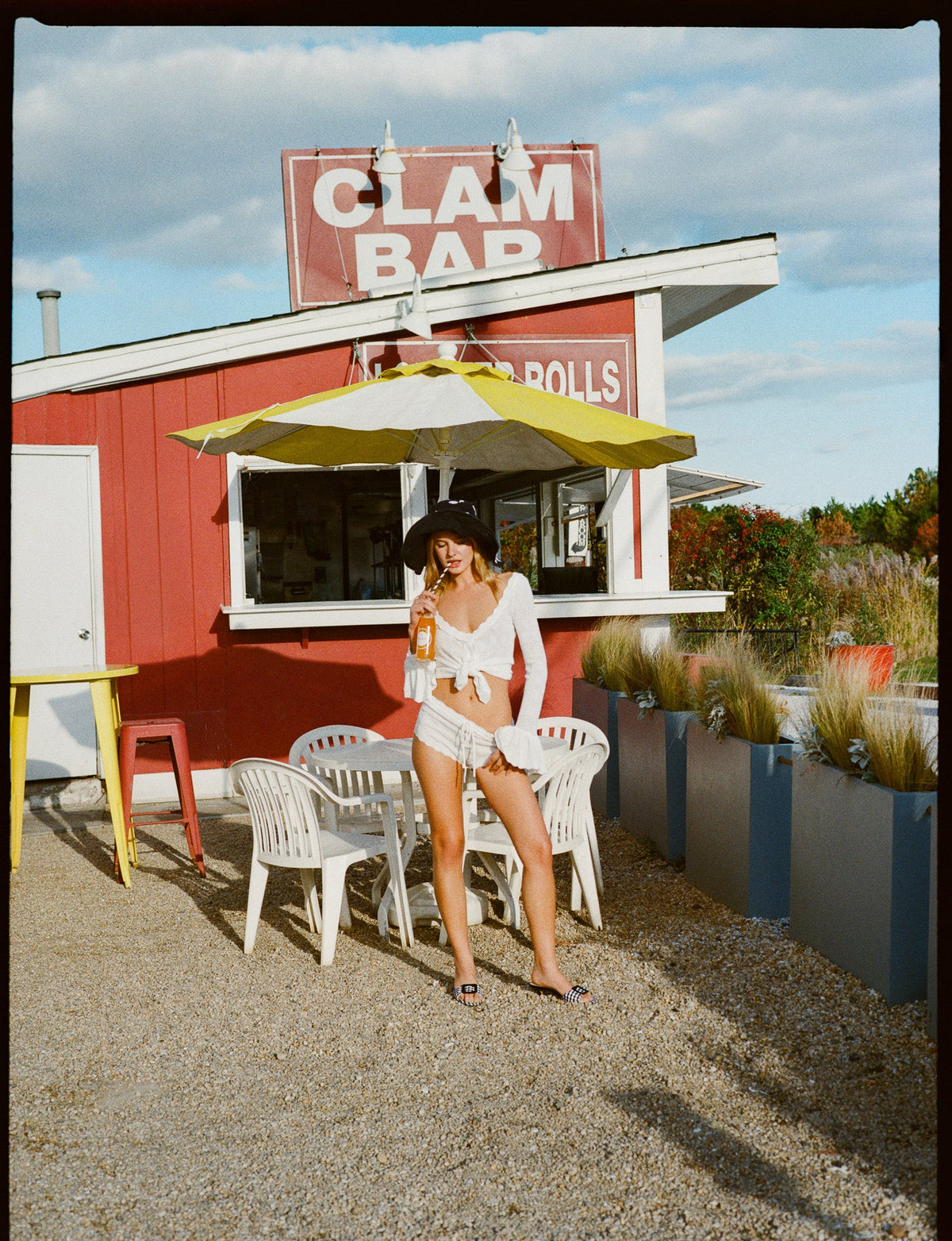 Bayberry Pointelle Shorts - White