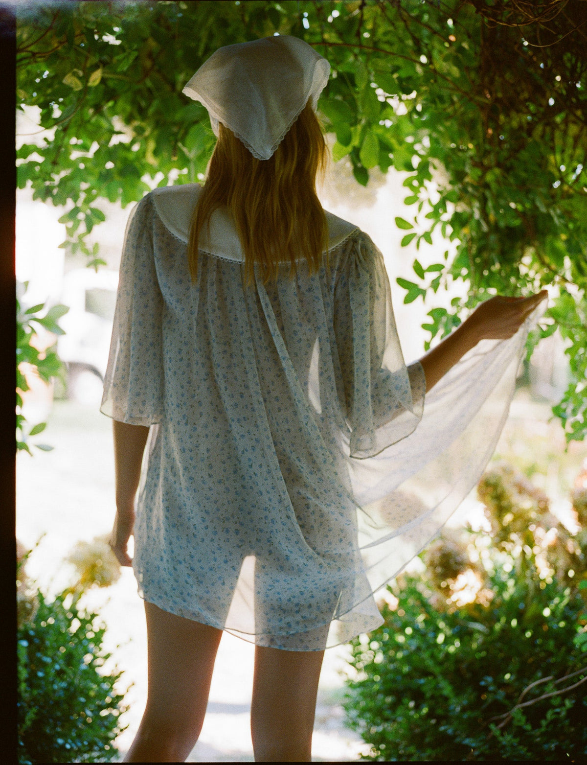 Cape Cod Babydoll Mini Dress - Blue