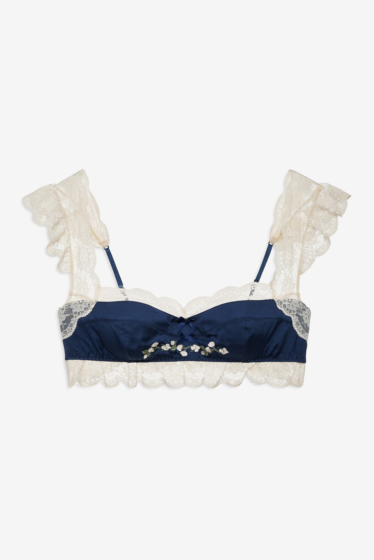 Fern Bralette - Navy