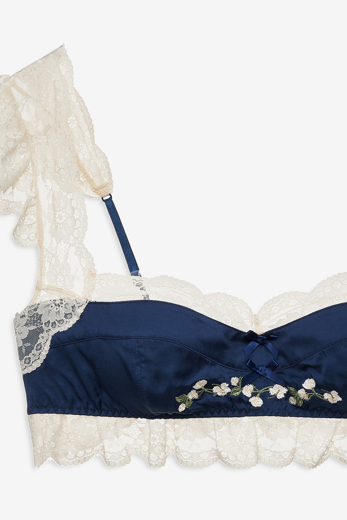 Fern Bralette - Navy