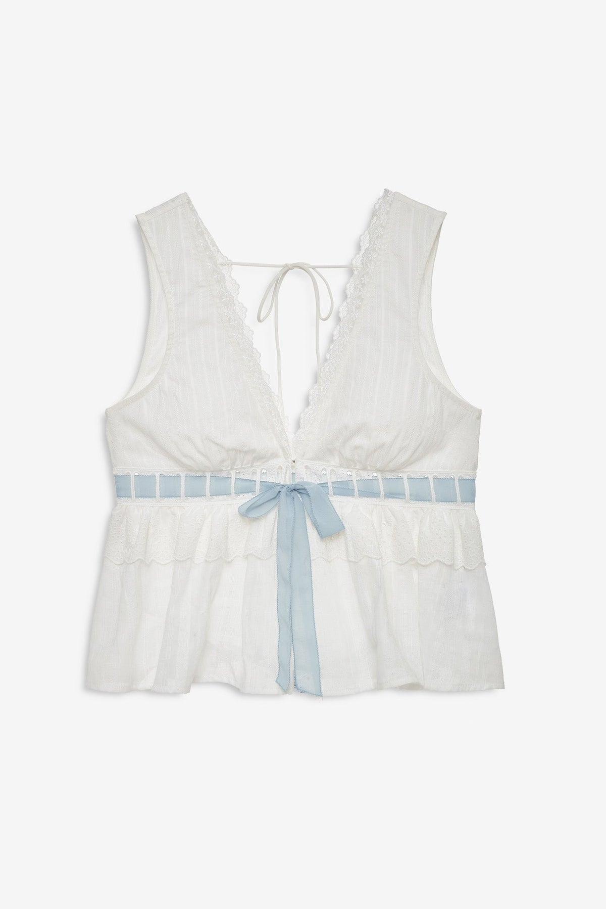 Jia Sleep Top - White