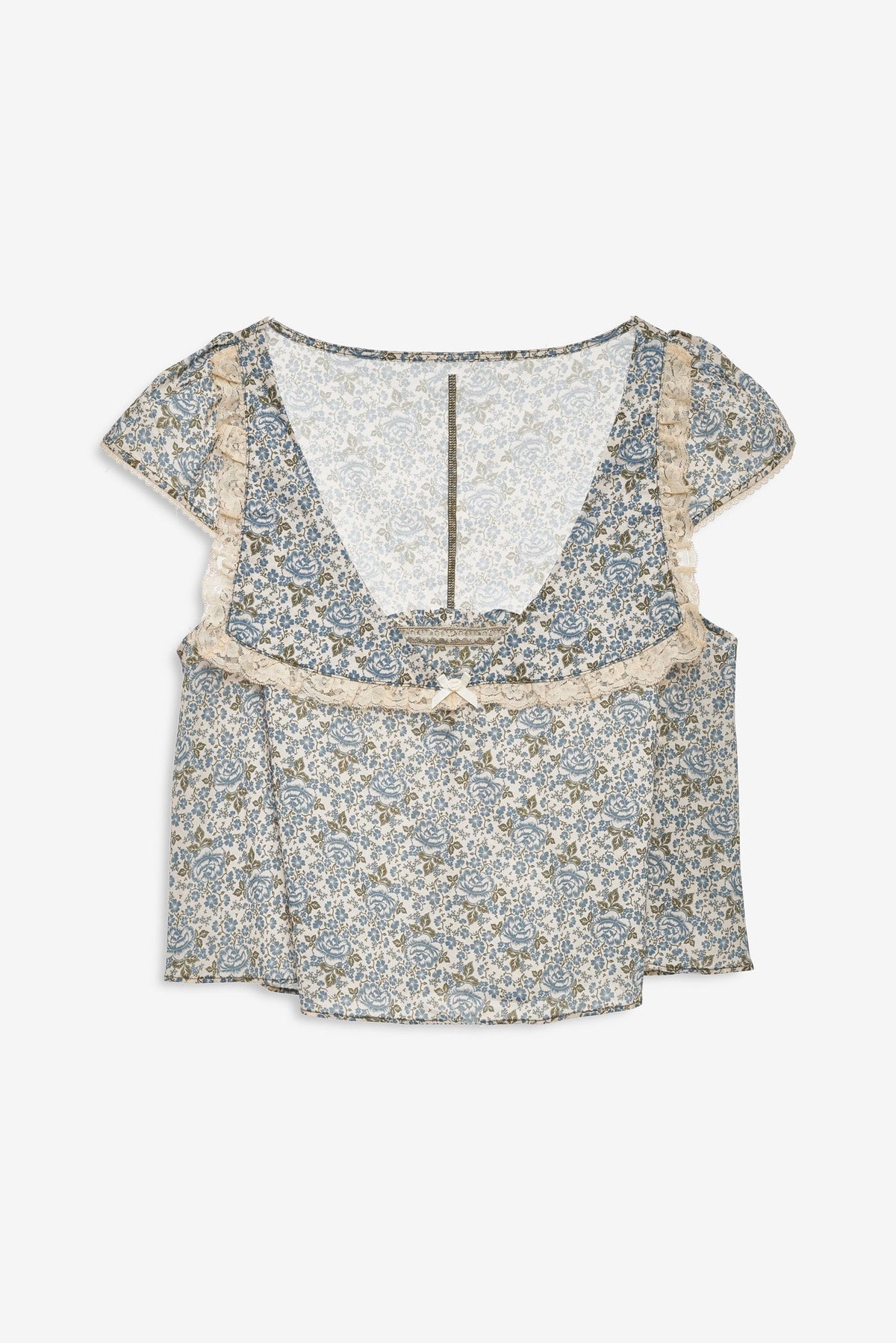 Primrose Posey Sleep Top - Dusty Blue