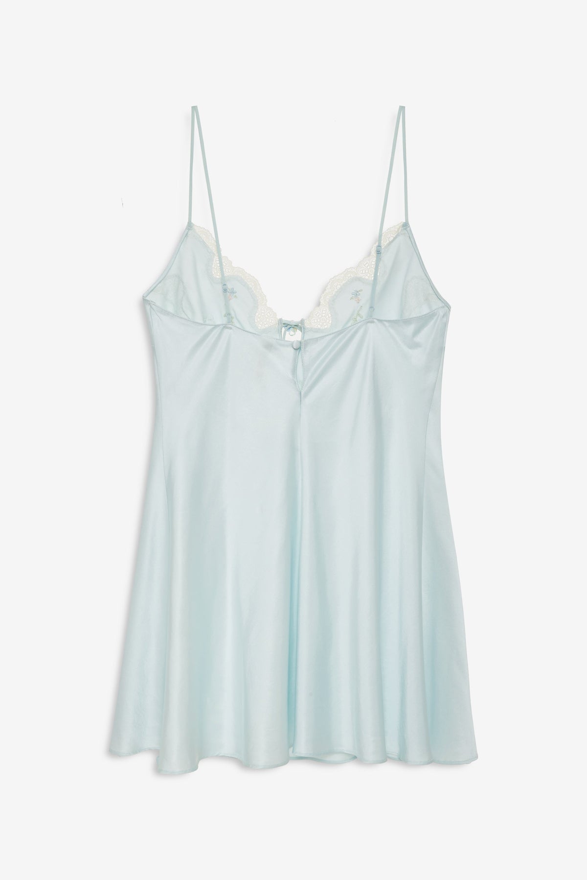 Heirloom Petal Slip Dress - Mint