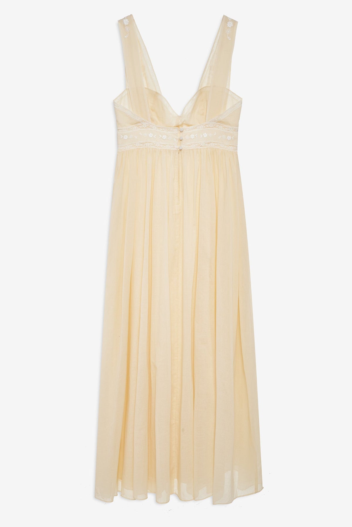 Lisa Maxi Slip Dress - Vintage Cream