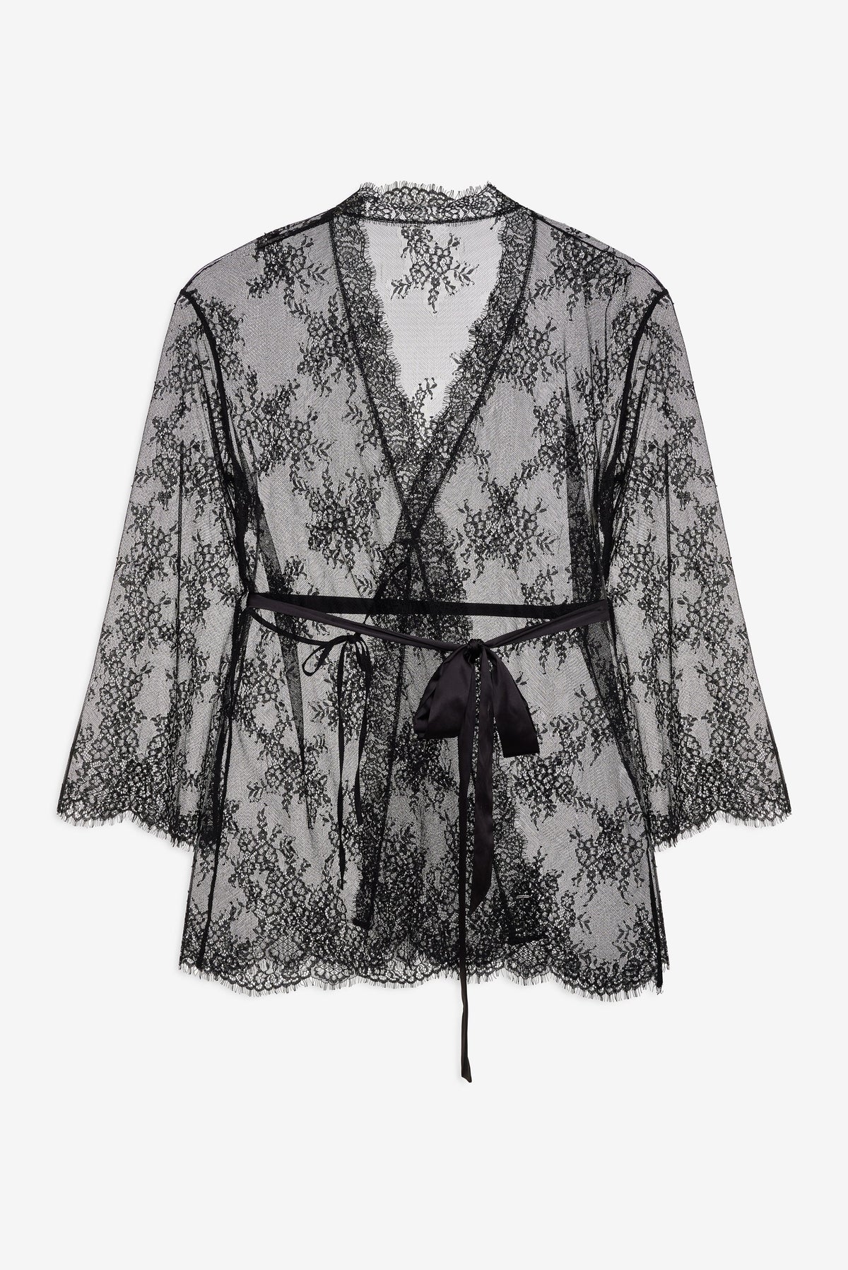 Antique Paisley Robe - Black