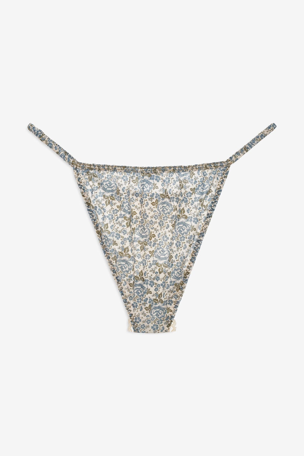 Primrose Posey Lace Panty - Dusty Blue