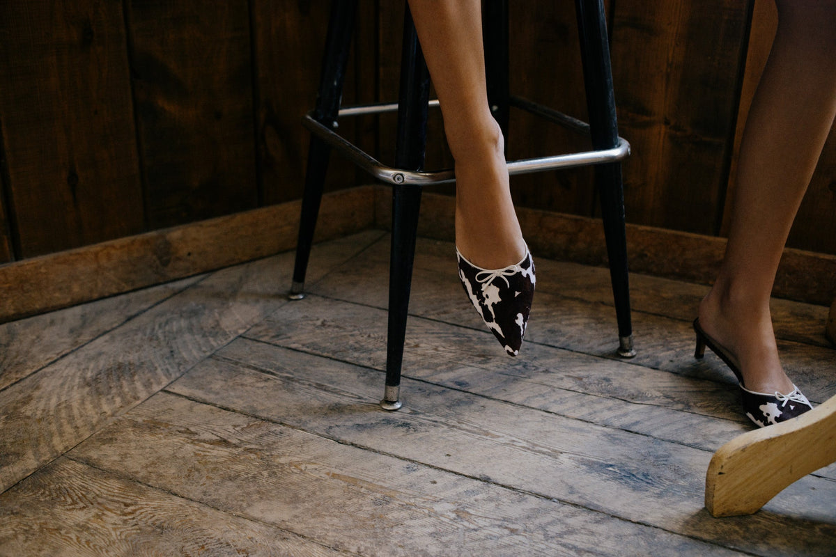 Dakota Calf Hair Mule - Brown