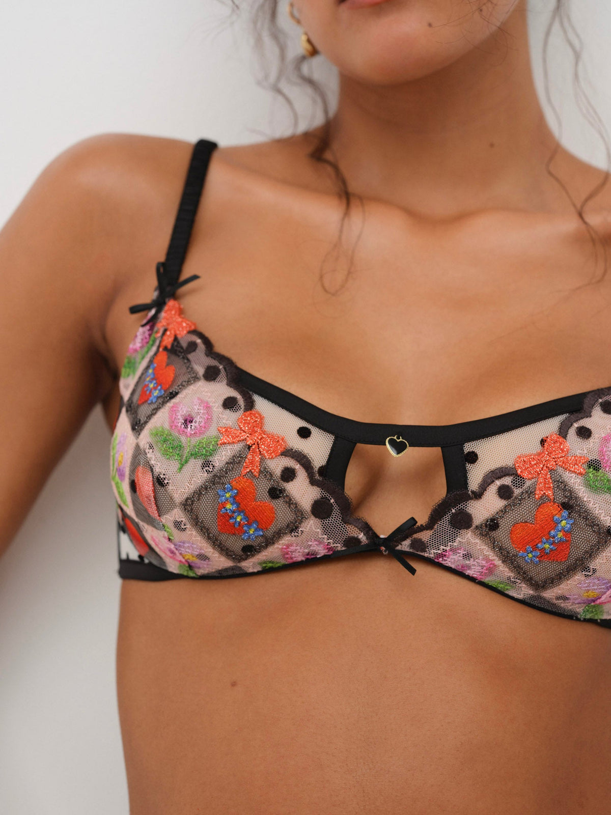 Paris Underwire Bra - Red