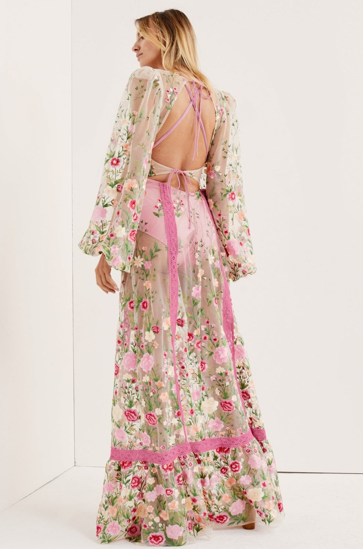 Luna Maxi Dress - Pink