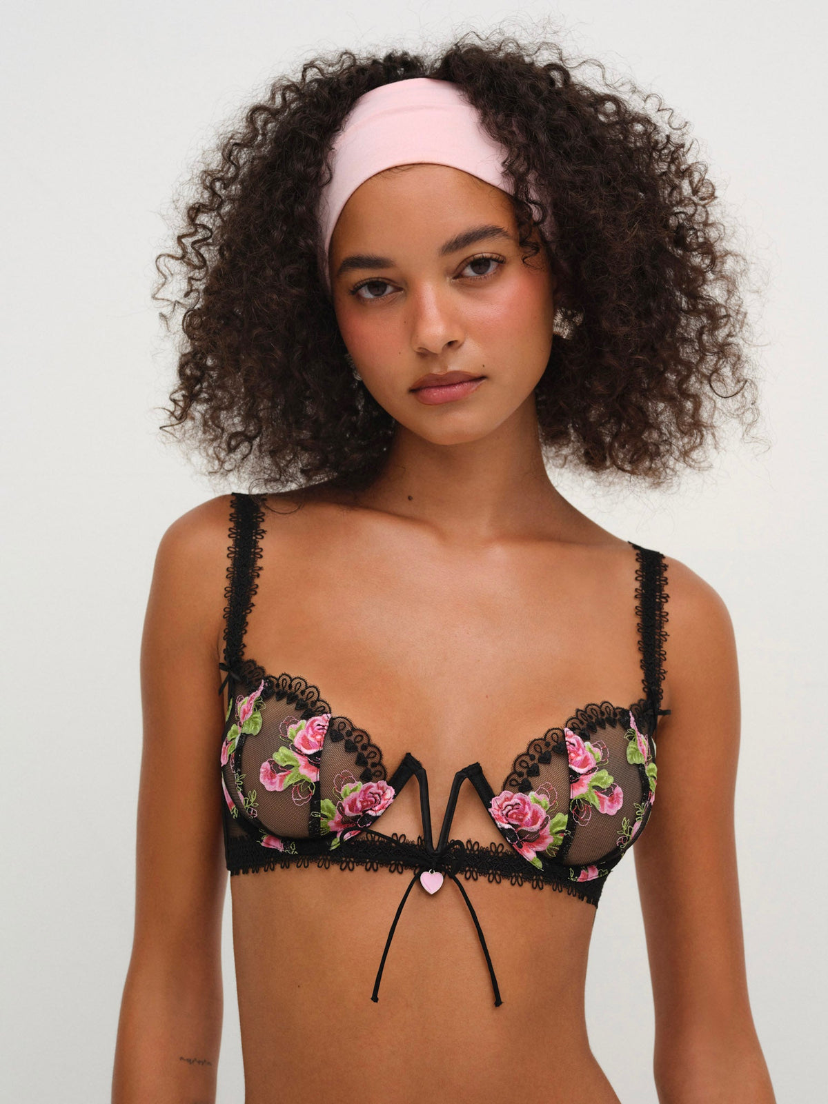 Love Garden Underwire Bra - Black