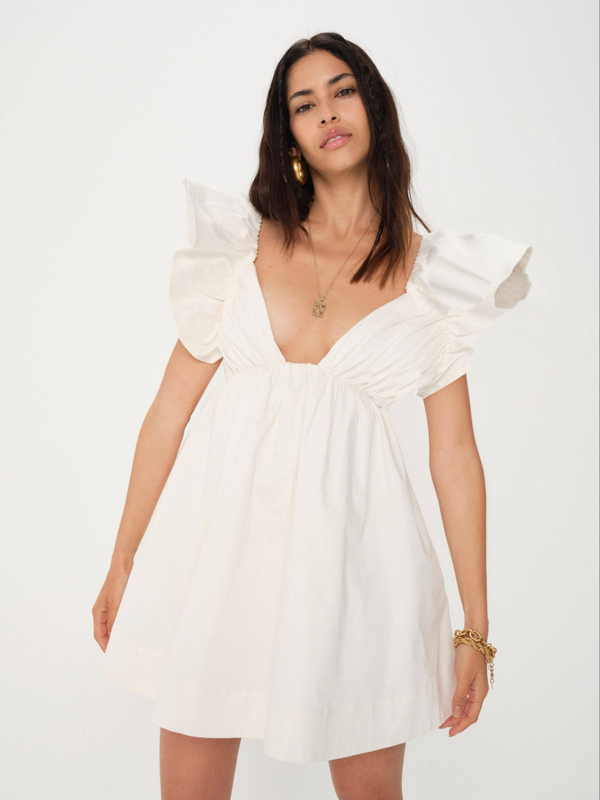 Clementine Mini Dress - White