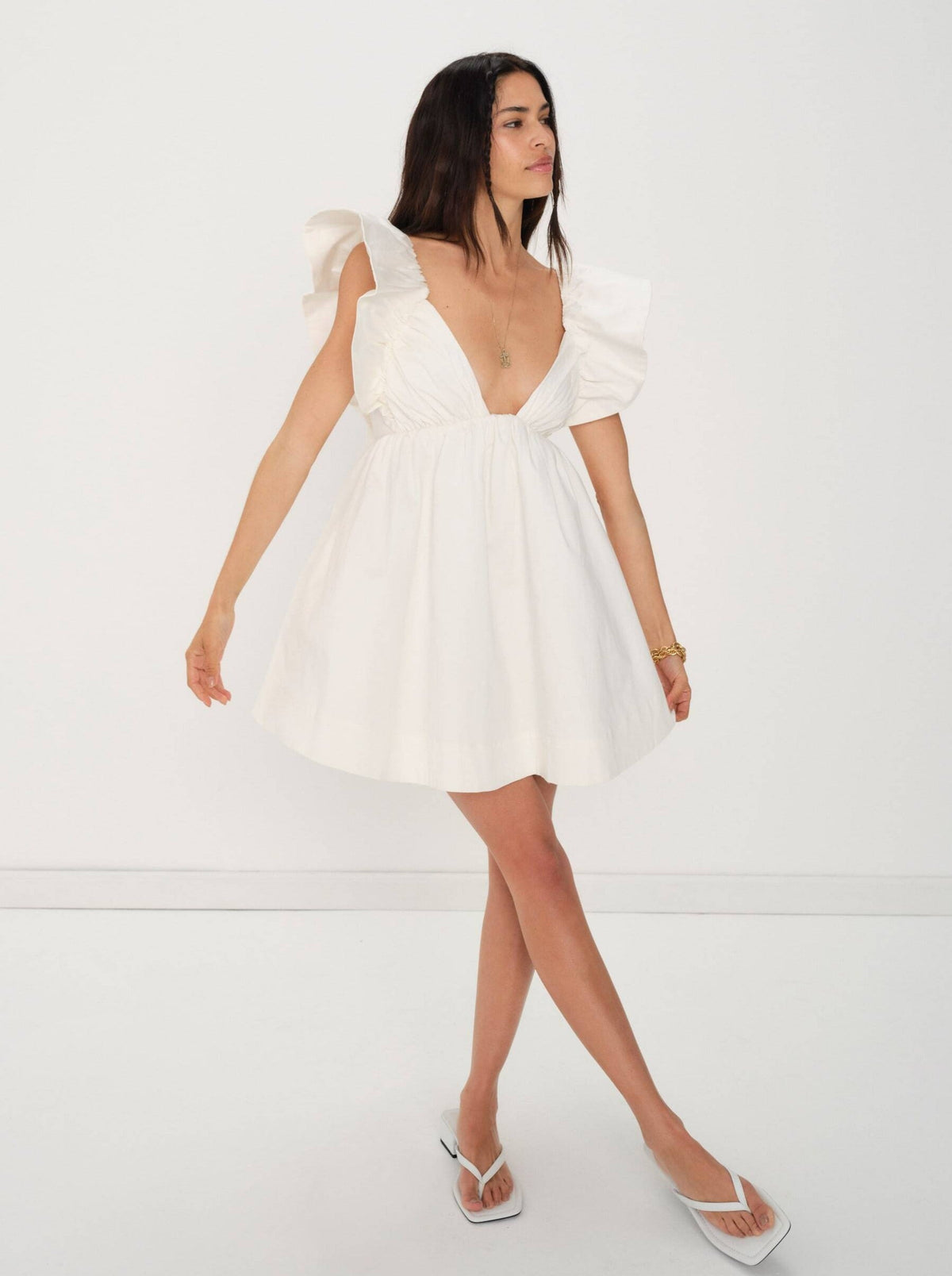 Clementine Mini Dress - White