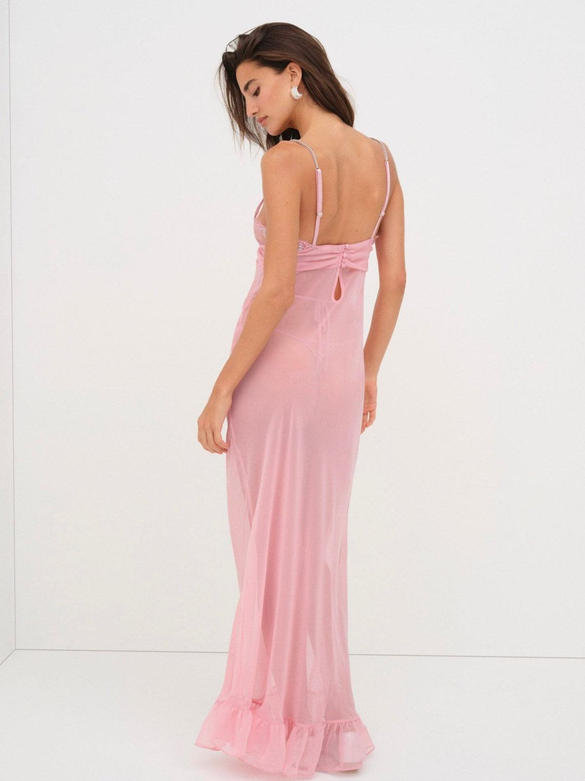 Kristi Maxi Slip Dress - Mauve