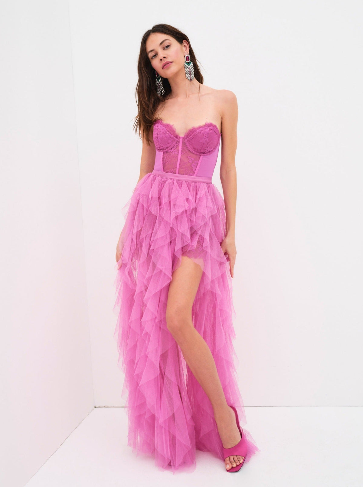 Bustier Gown - Pink