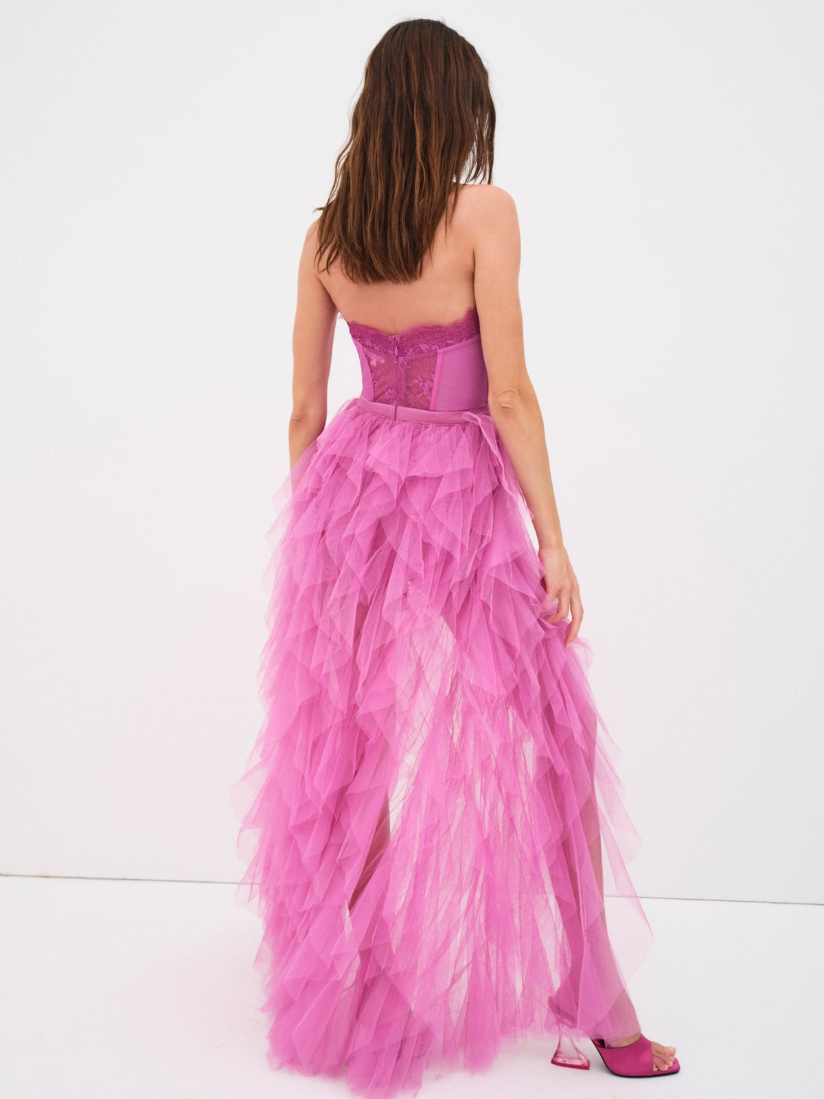 Bustier Gown - Pink