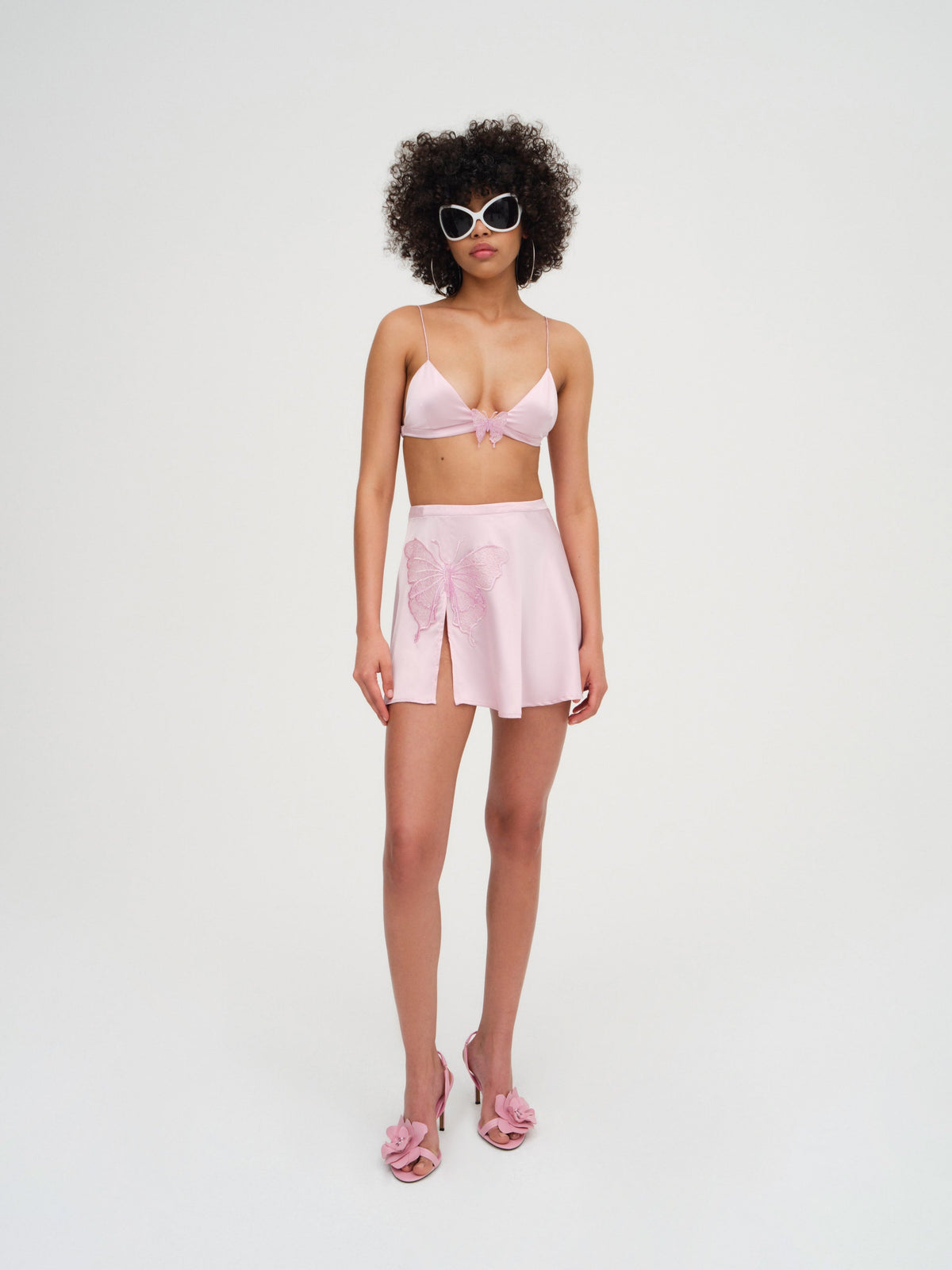 Truette Bralette Top - Pink