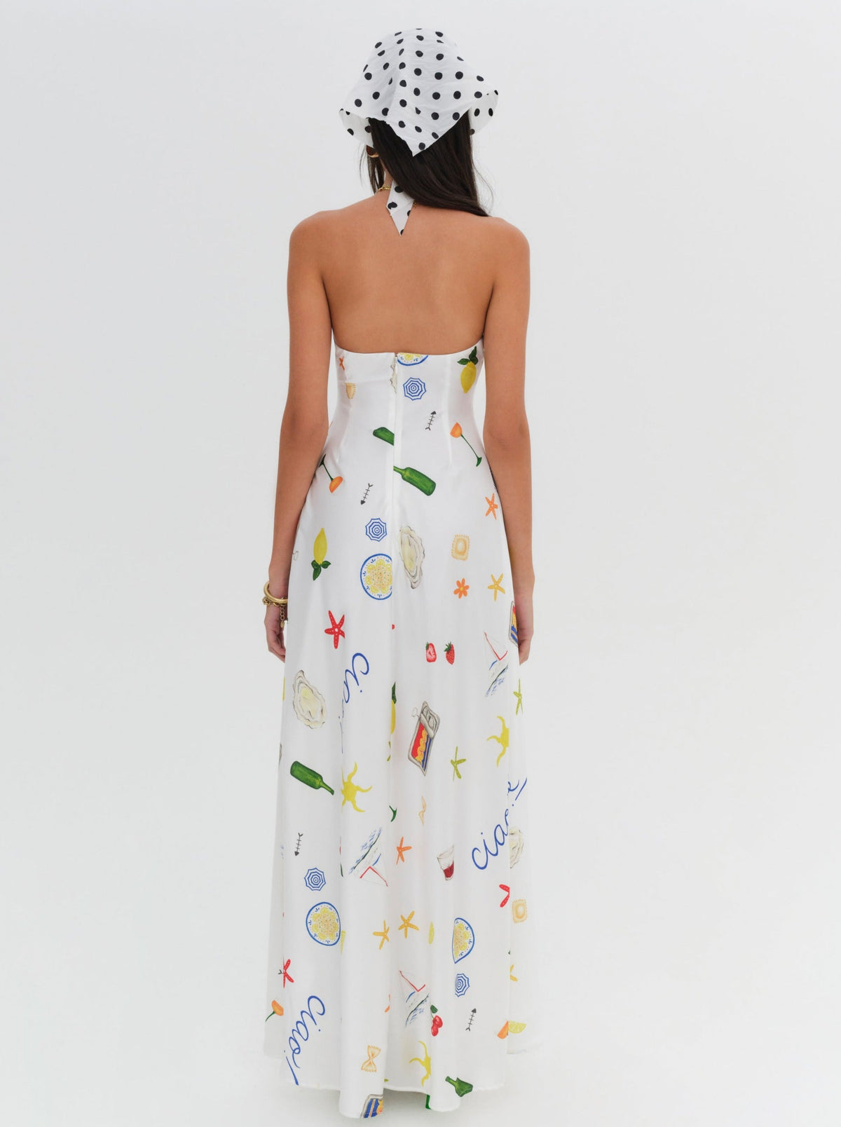 Carla Strapless Maxi Dress - Multi