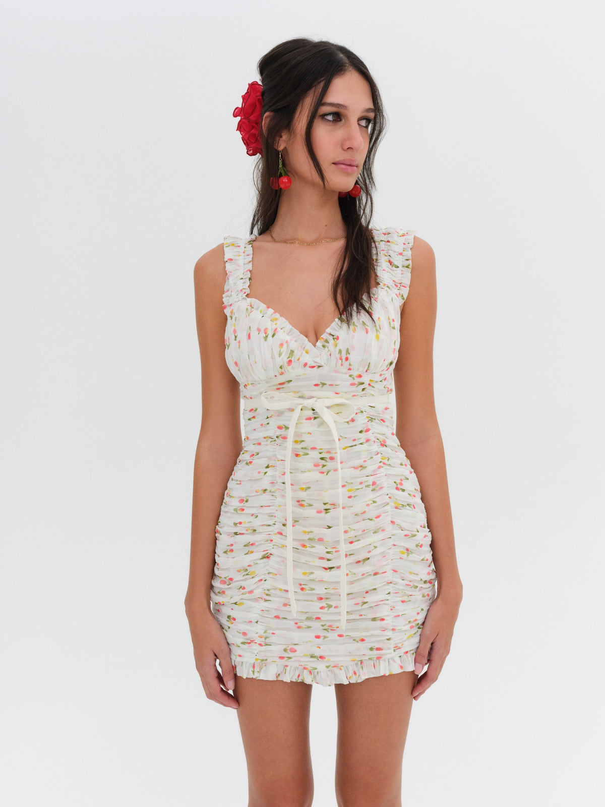 Elodie Mini Dress - Yellow