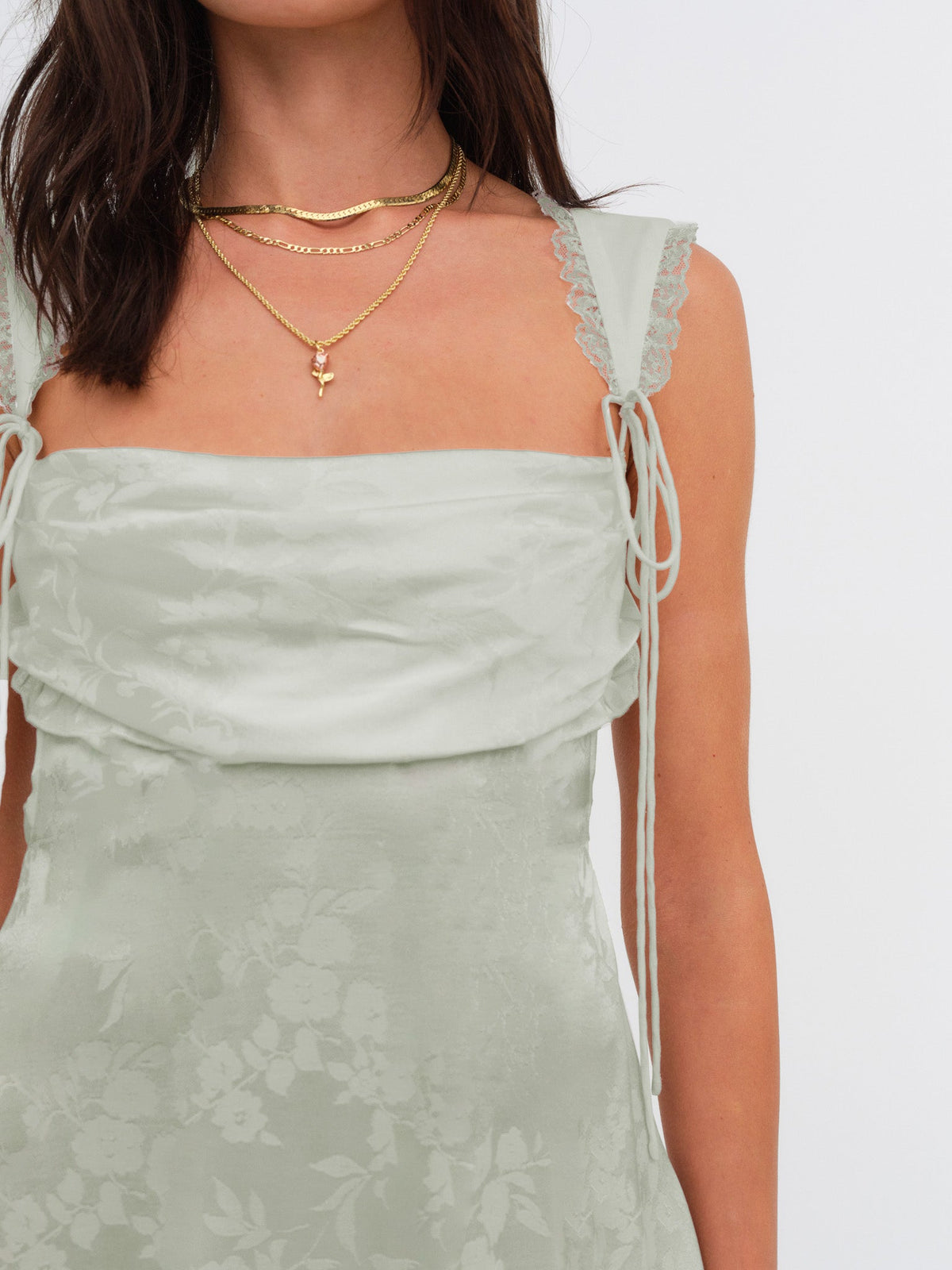 Holland Mini Dress - Green