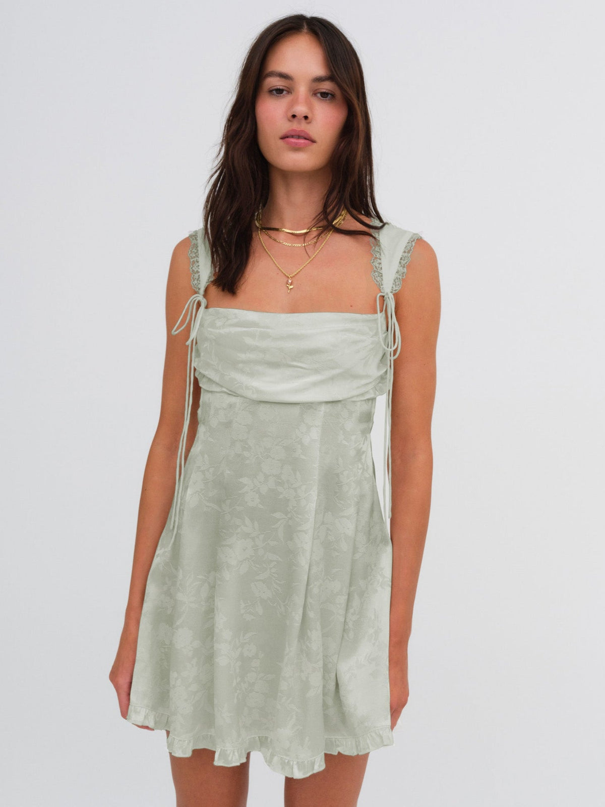 Holland Mini Dress - Green
